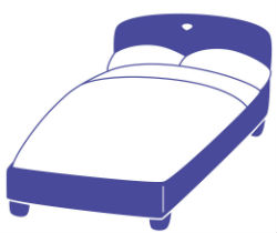 blue-bed